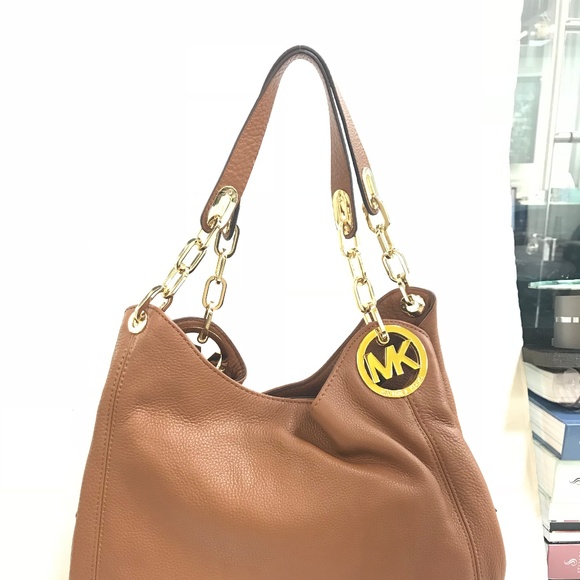 Michael Kors Fulton Tan Leather Large Tote bag - Picture 2 of 6
